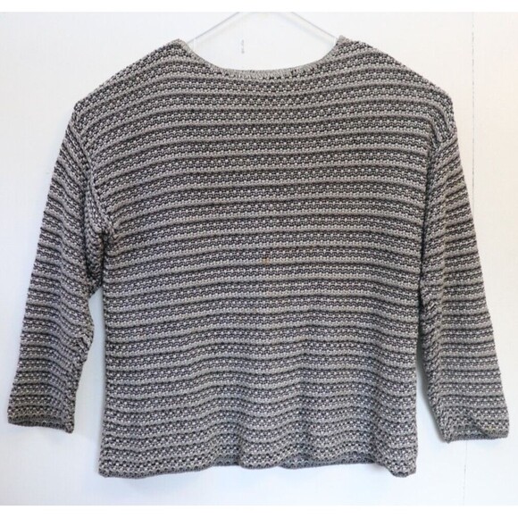 Express Tricot Womens Sweater Tunic Knit Ramie Cotton Grunge Oversized VTG Sz M‎ - Picture 1 of 6